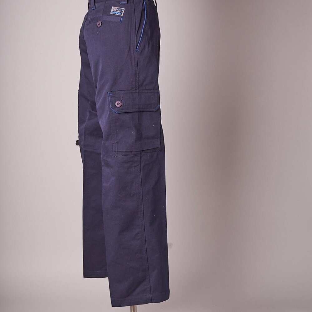 Y2K Hawk Skateboarding Apparel System Deadstock Blue Cargo Pants